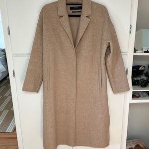 Zara lightweight wool tan jacket
